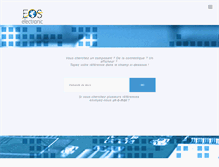 Tablet Screenshot of eos-electronic.com